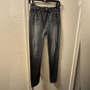 Black/ Grey Women's Jeggings